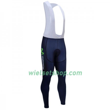 Fietsbroek Lang met Bretels 2017 Movistar Team N001 Fietsbroek Lang met Bretels 2017 Movistar Team N001